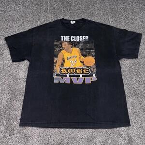 2008 Kobe Bryant Los Angeles Lakers Mvp Rap Style T-Shirt 2Xl The Closer
